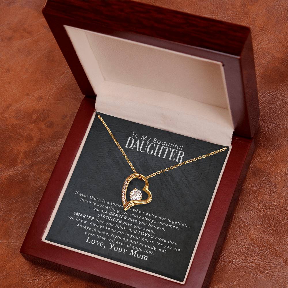 To My Beautiful Daughter – Forever Love Necklace