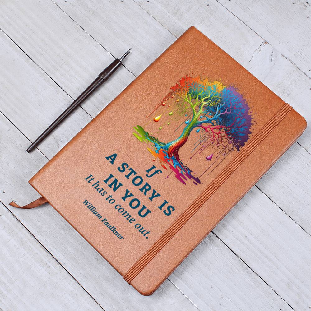 The Story Within Vegan Leather Journal