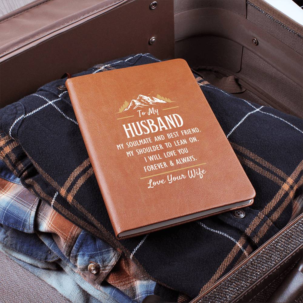 My Soulmate and Best Friend Vegan Leather Journal