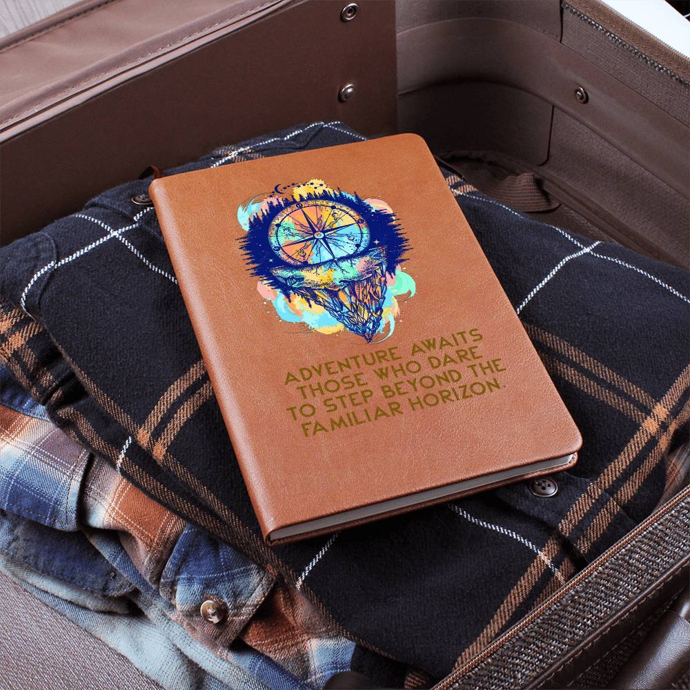 Adventure Awaits Vegan Leather Travel Journal