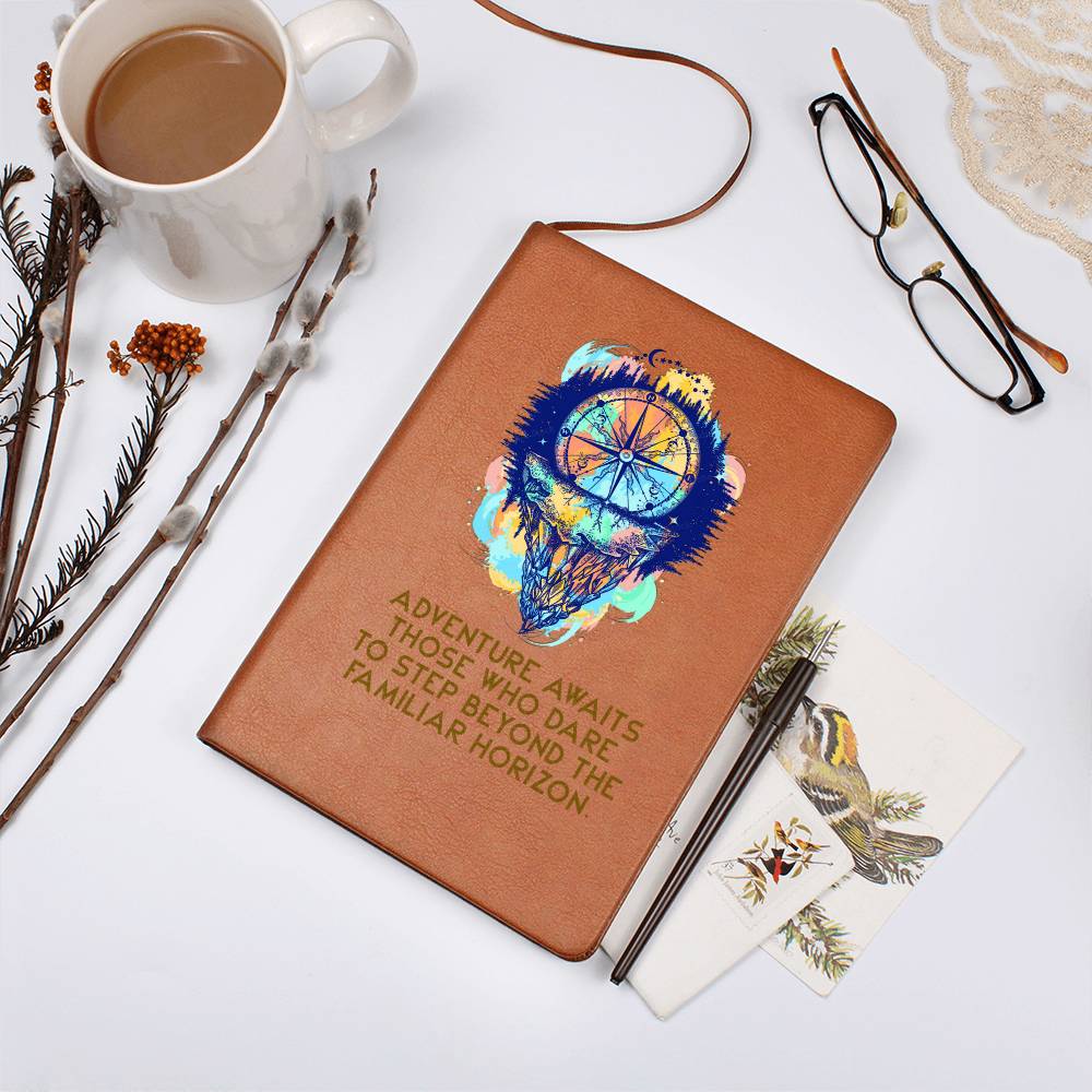 Adventure Awaits Vegan Leather Travel Journal