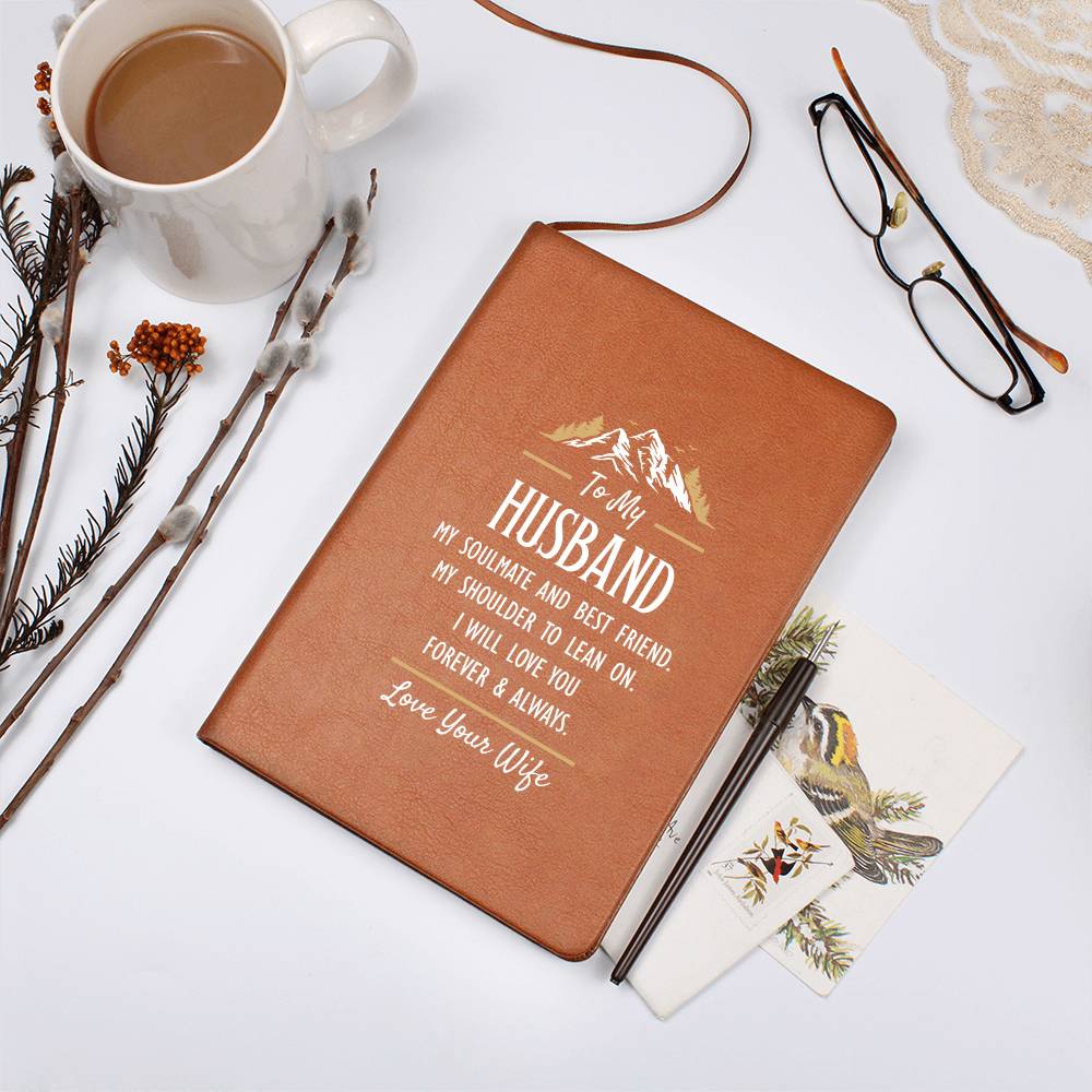 My Soulmate and Best Friend Vegan Leather Journal