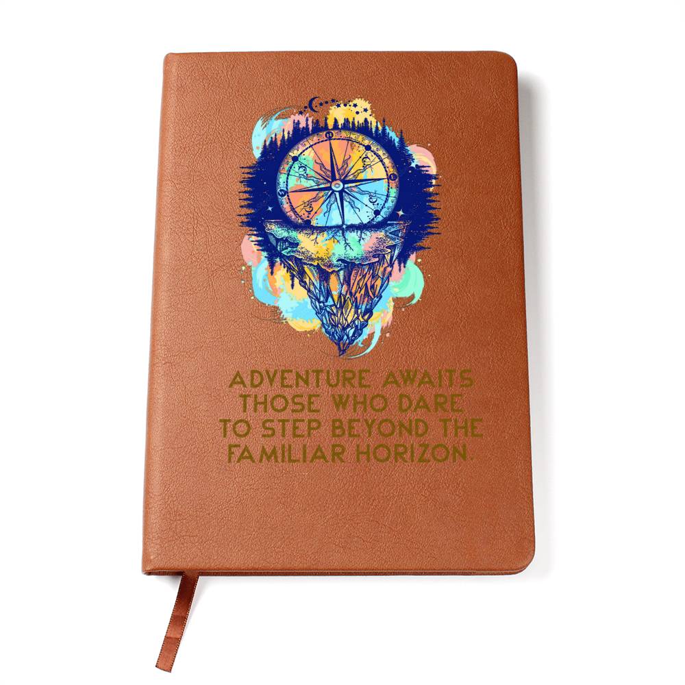 Adventure Awaits Vegan Leather Travel Journal