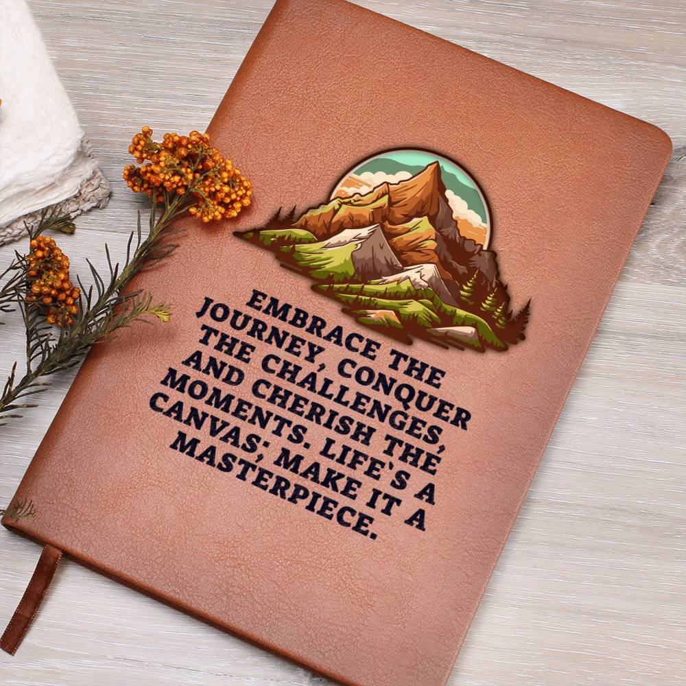 Embrace the Journey Vegan Leather Journal