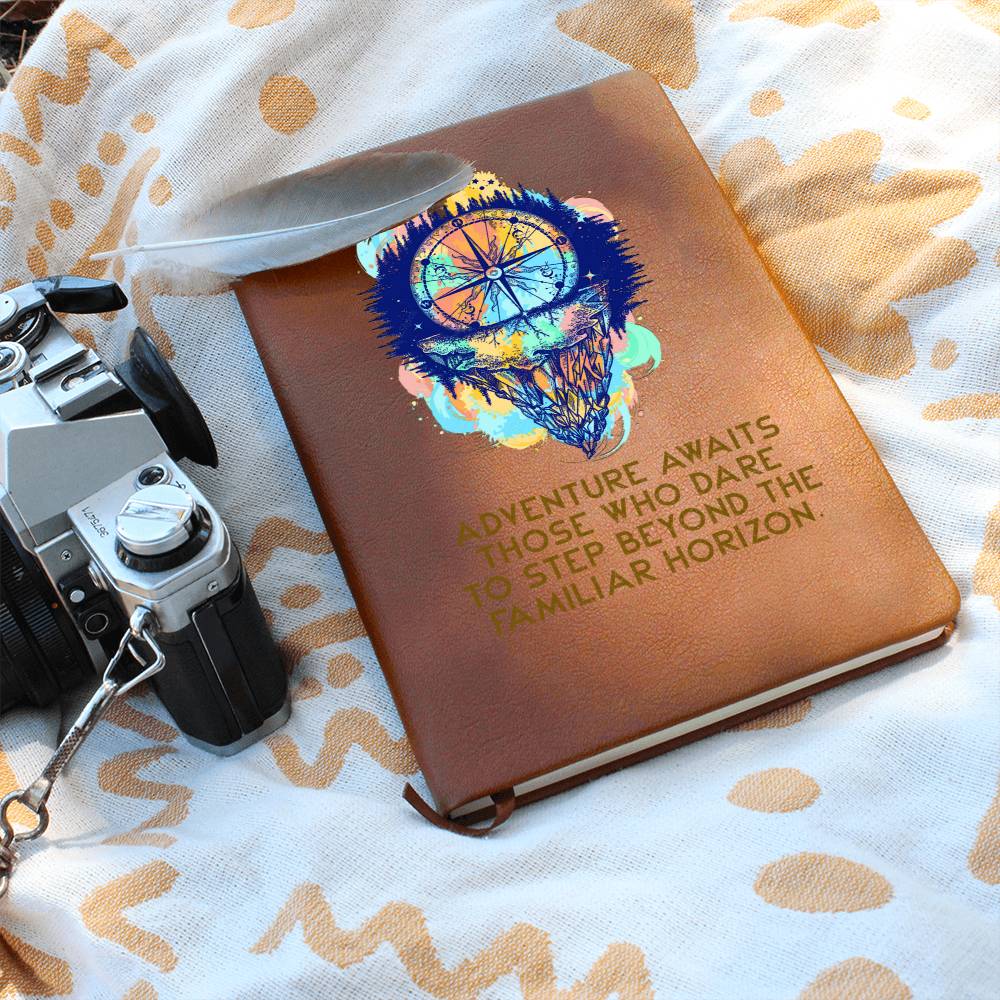 Adventure Awaits Vegan Leather Travel Journal