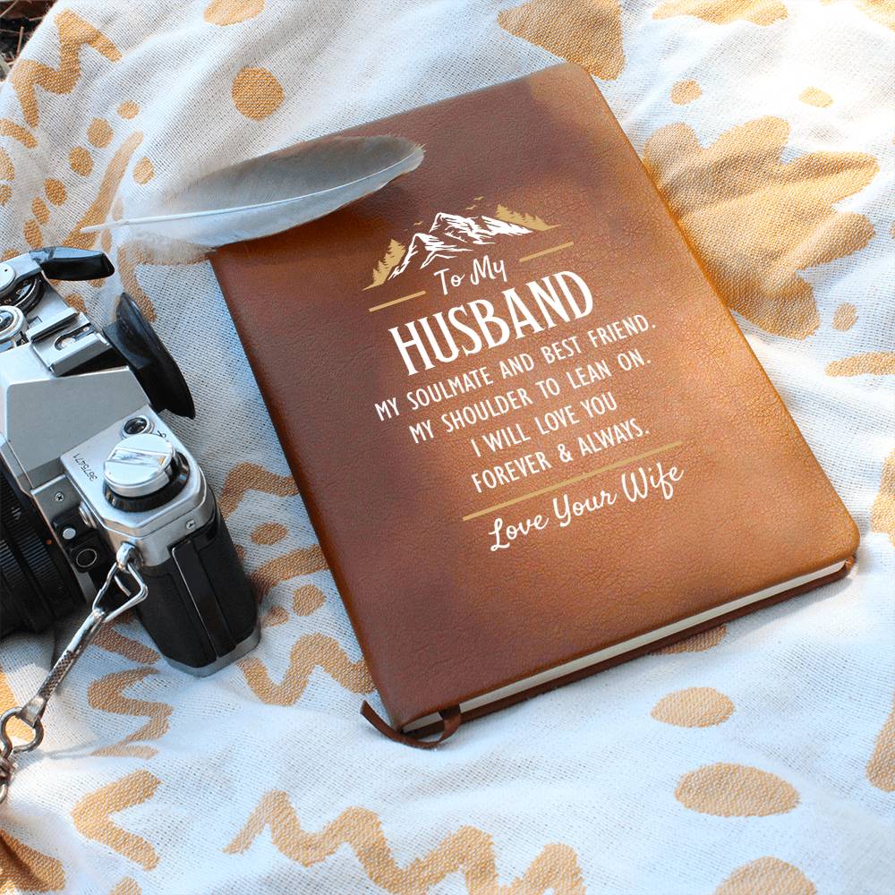My Soulmate and Best Friend Vegan Leather Journal