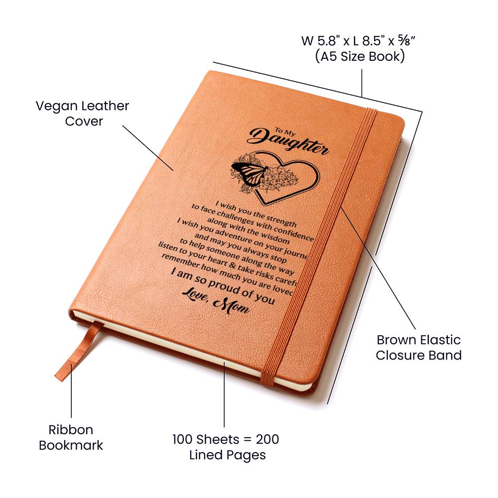 So Proud of You Vegan Leather Journal