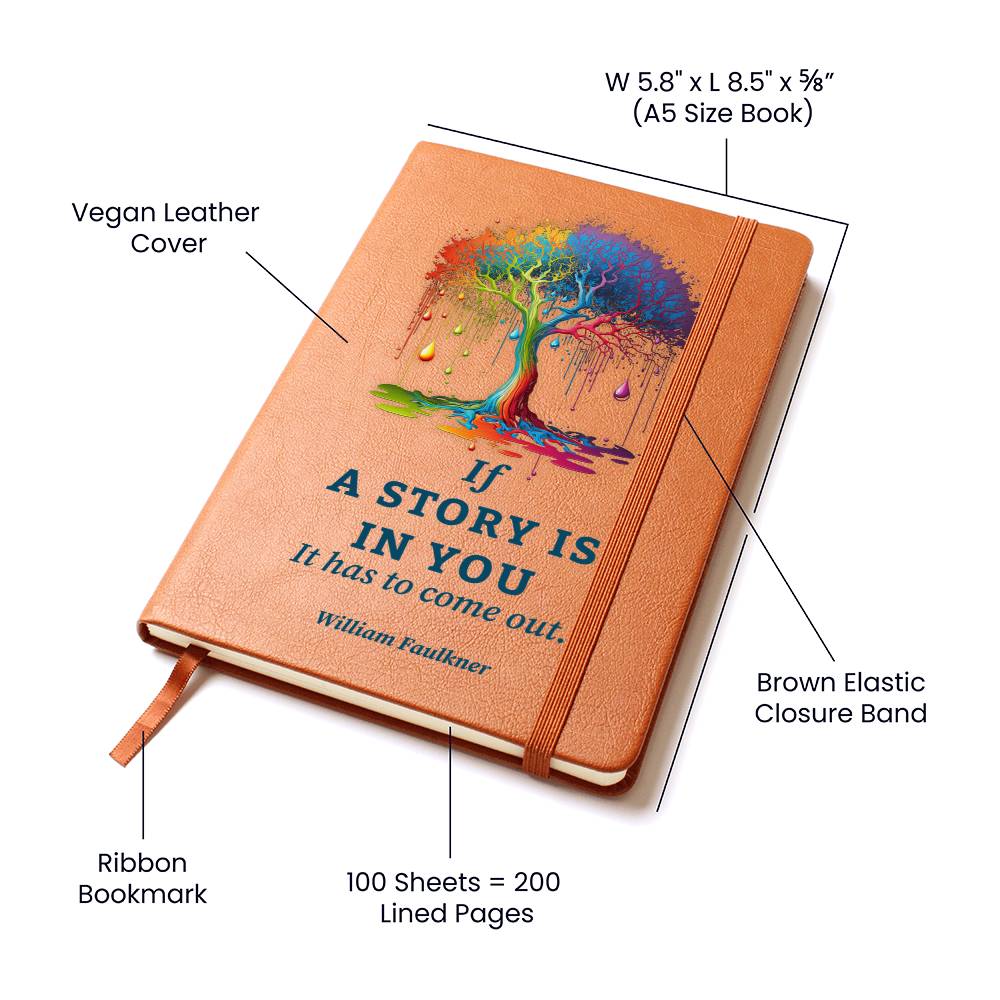 The Story Within Vegan Leather Journal