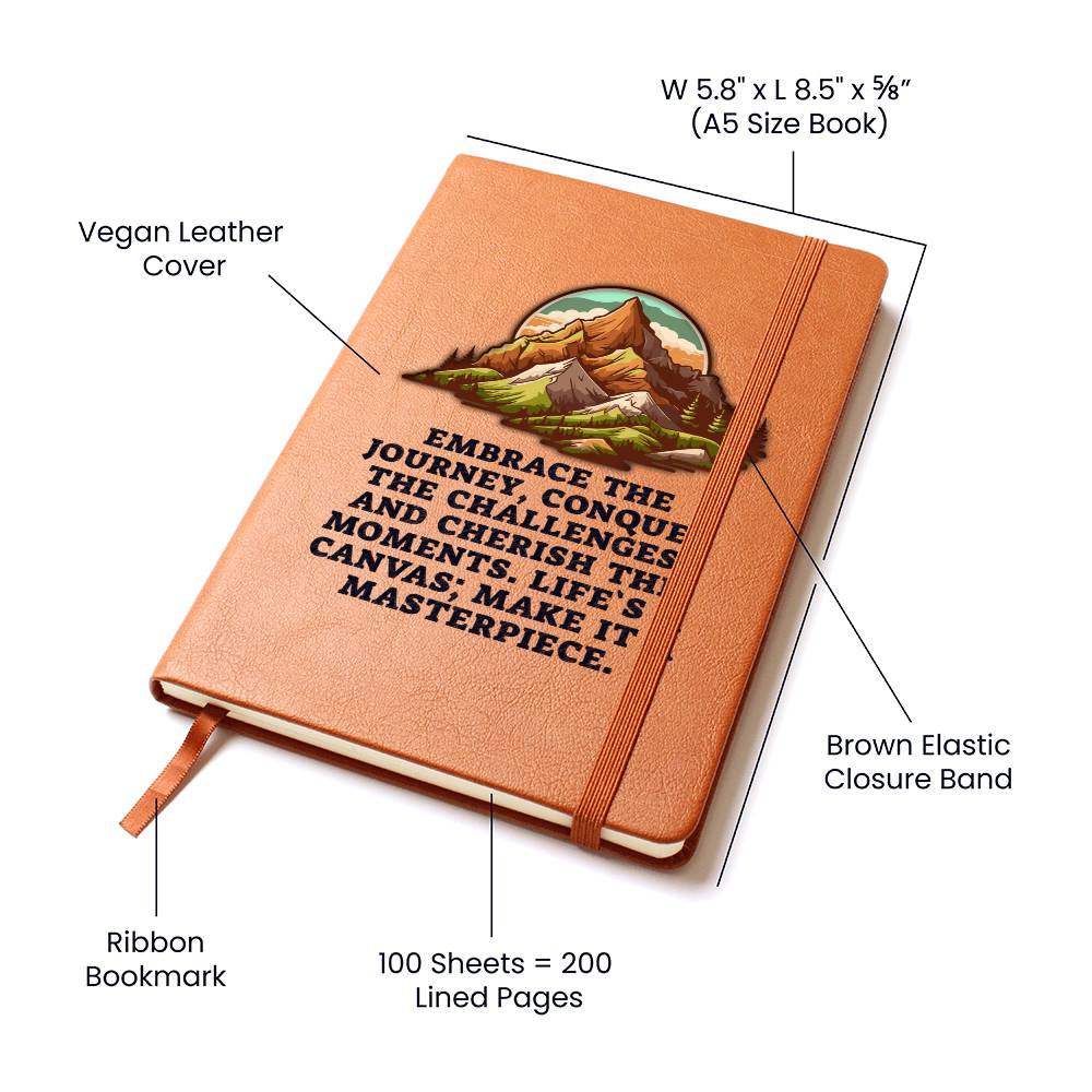 Embrace the Journey Vegan Leather Journal