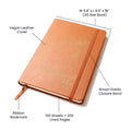 Unapologetically Me - Leather Journal| A Gift from the Heart