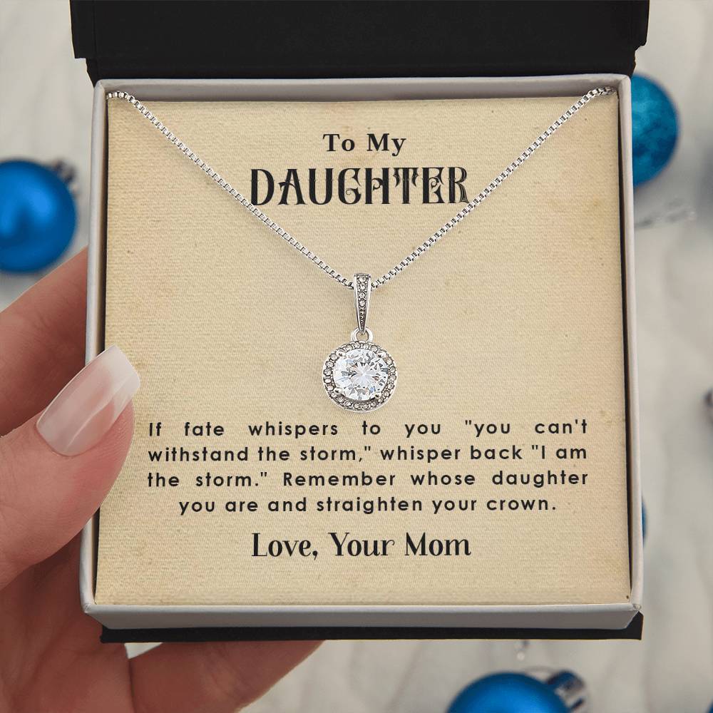 To My Daughter – Straighten Your Crown Eternal Hope Necklace | Love, Mom