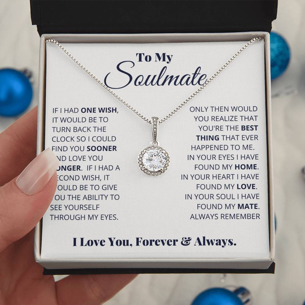 To My Soulmate – Eternal Hope CZ Necklace