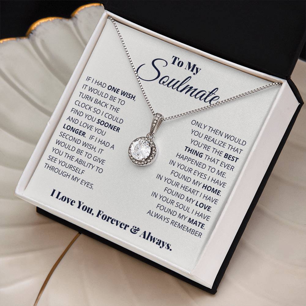To My Soulmate – Eternal Hope CZ Necklace