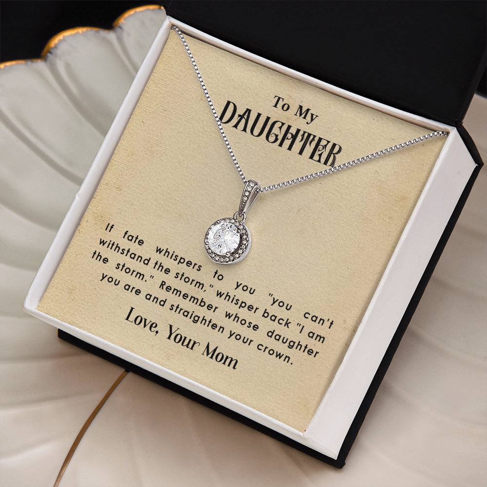To My Daughter – Straighten Your Crown Eternal Hope Necklace | Love, Mom