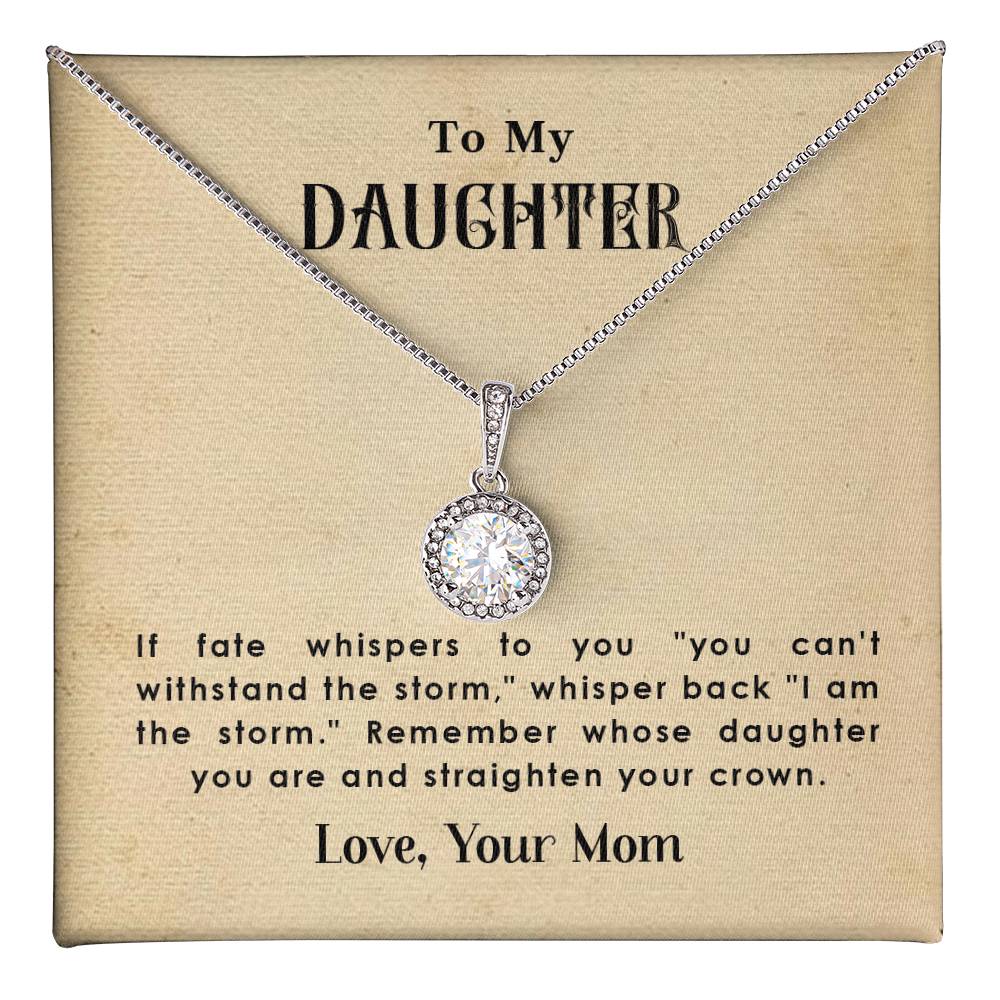 To My Daughter – Straighten Your Crown Eternal Hope Necklace | Love, Mom