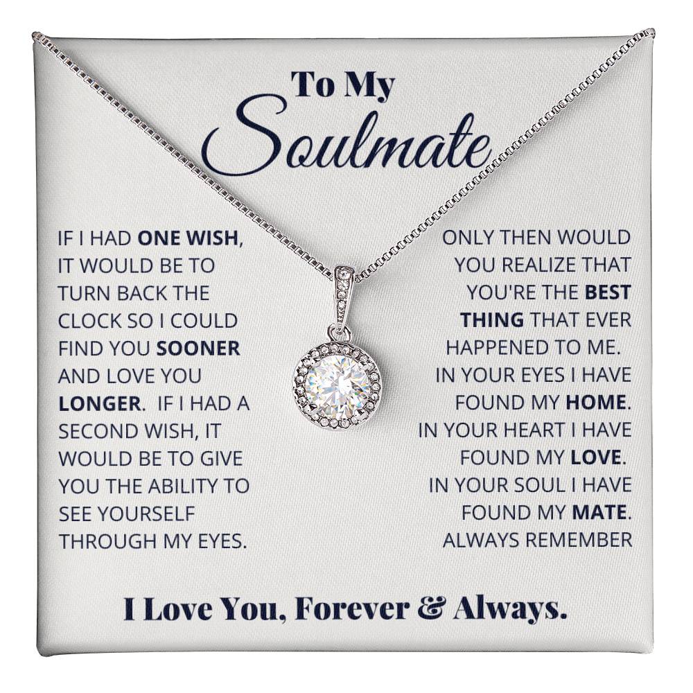 To My Soulmate – Eternal Hope CZ Necklace