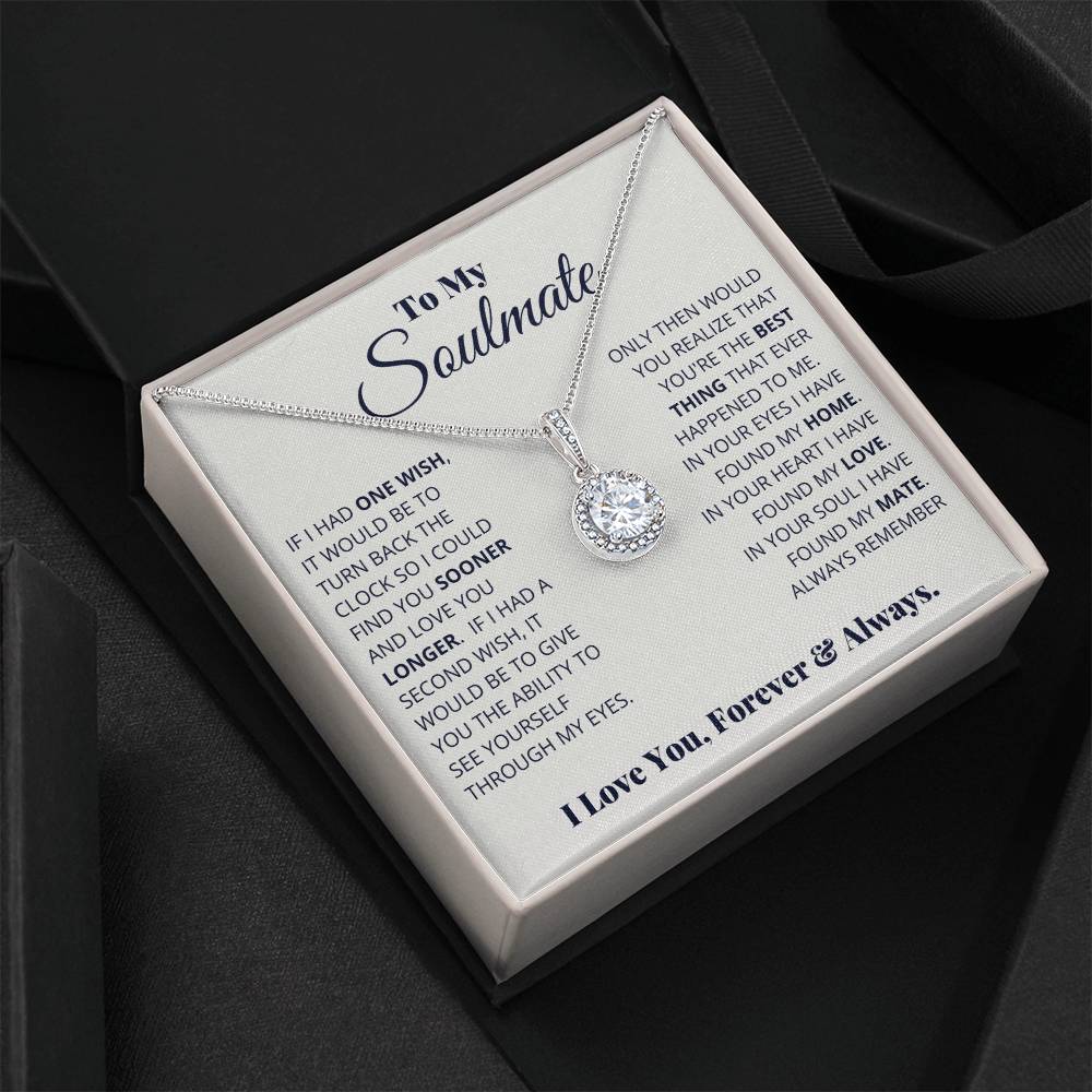 To My Soulmate – Eternal Hope CZ Necklace