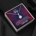 To My Wife, My Beautiful Flower – Eternal Hope CZ Necklace