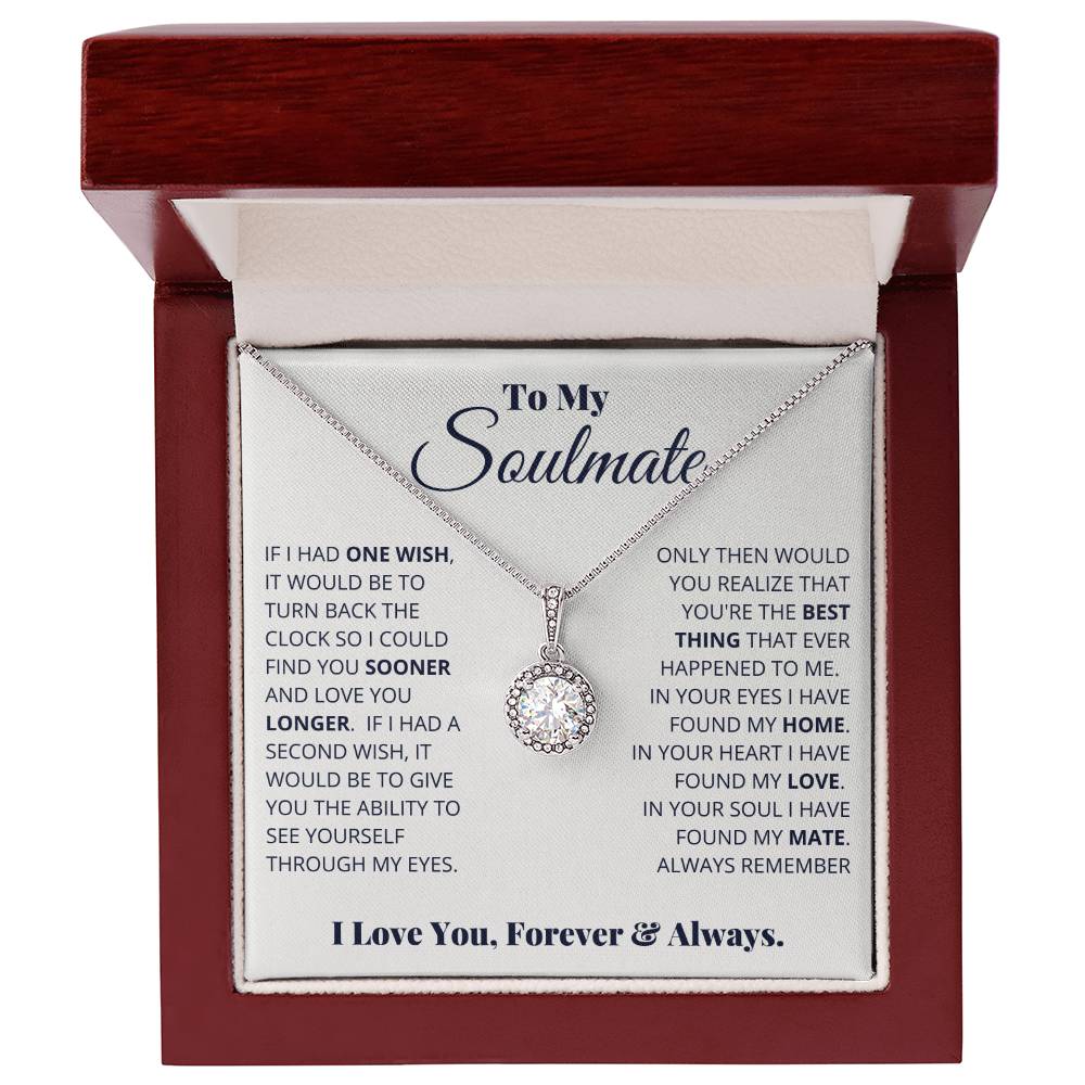 To My Soulmate – Eternal Hope CZ Necklace