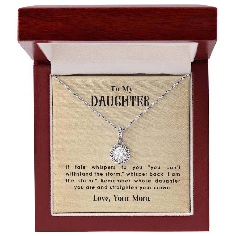 To My Daughter – Straighten Your Crown Eternal Hope Necklace | Love, Mom
