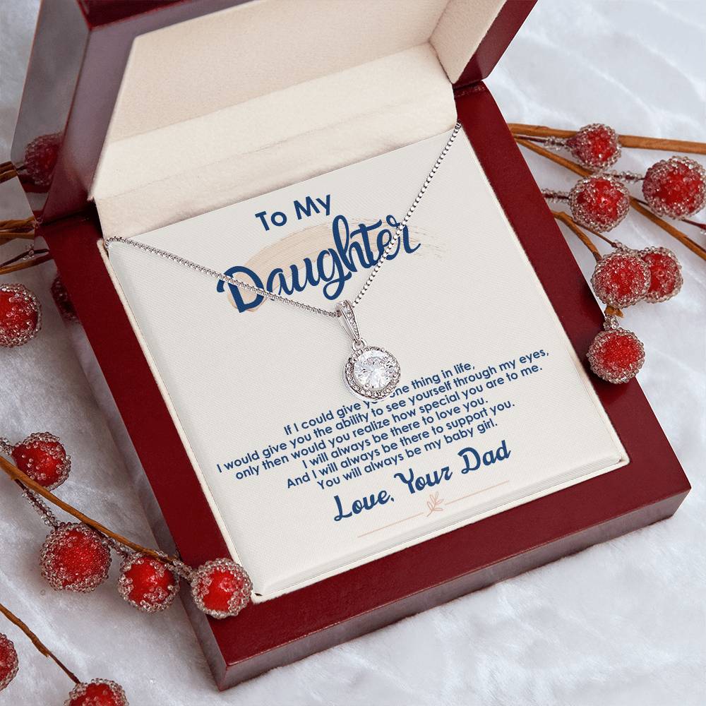 To My Daughter – You’ll Always Be My Baby Girl Eternal Hope Necklace