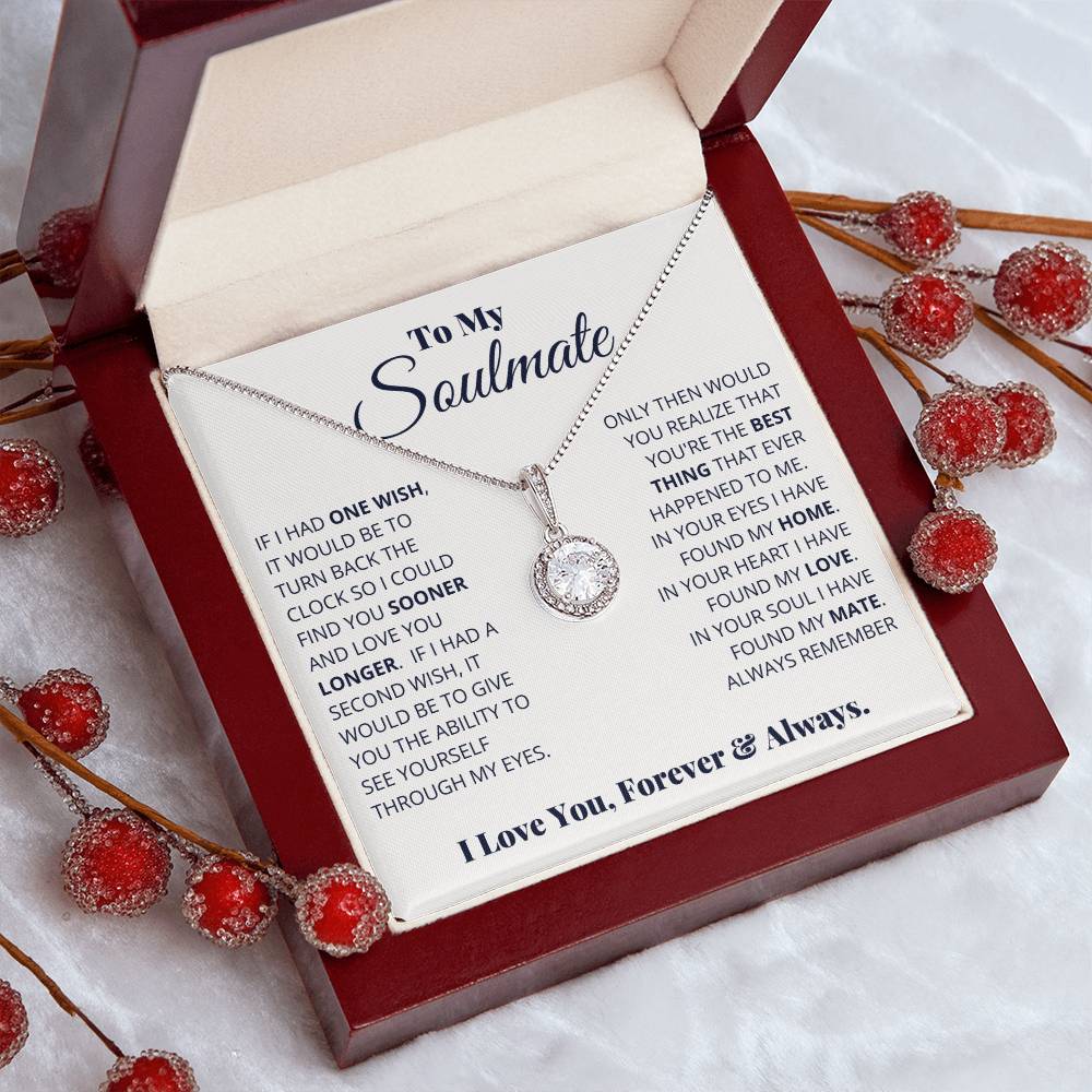 To My Soulmate – Eternal Hope CZ Necklace
