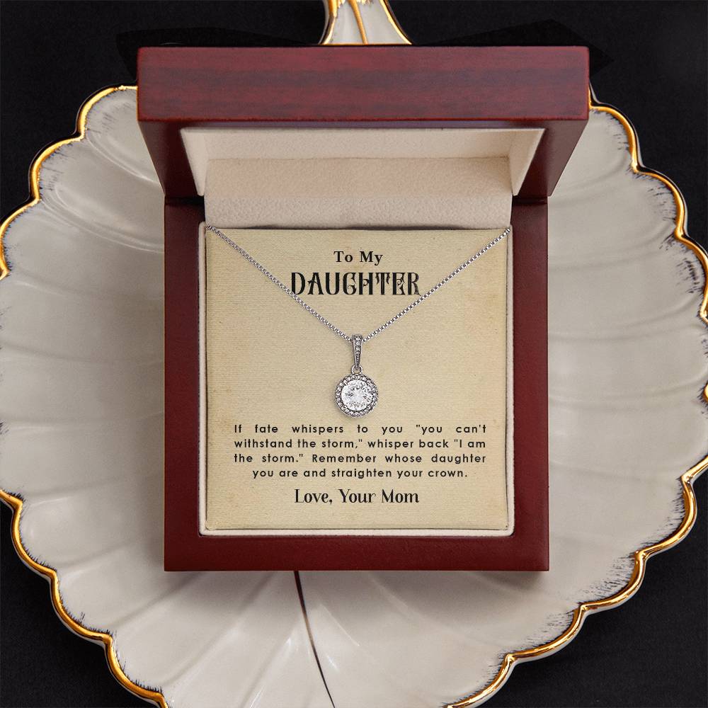 To My Daughter – Straighten Your Crown Eternal Hope Necklace | Love, Mom