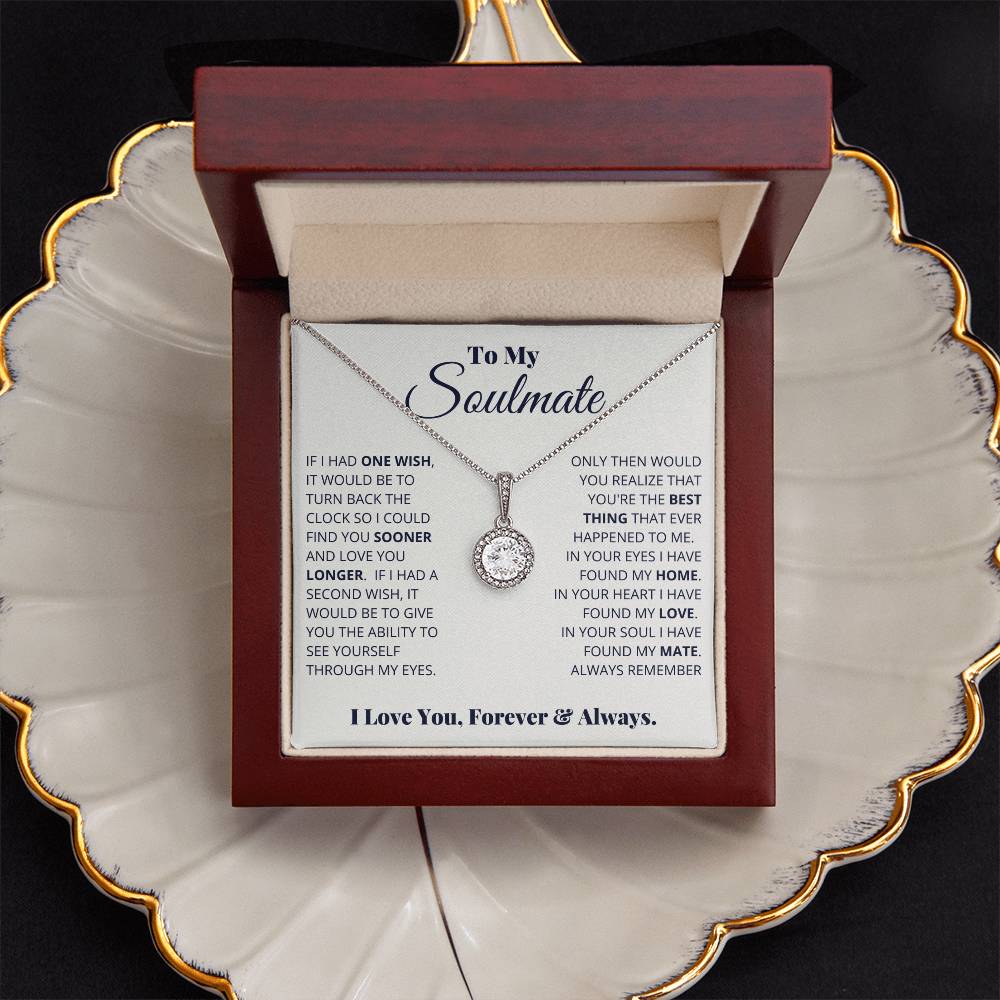 To My Soulmate – Eternal Hope CZ Necklace