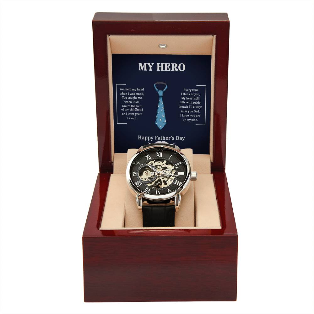 My Hero Dad Automatic Openwork Watch