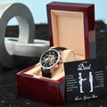 To My Dad Thank You for All You Do Openwork Watch From Son