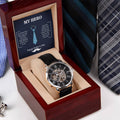 My Hero Dad Automatic Openwork Watch
