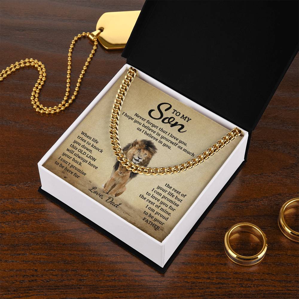 Never Forget How Much You Are Loved – Cuban Link Chain