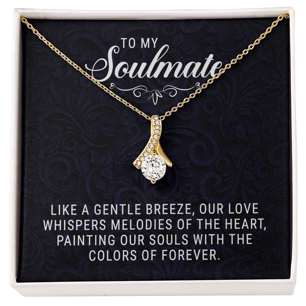 To My Soulmate – Alluring Beauty CZ Necklace
