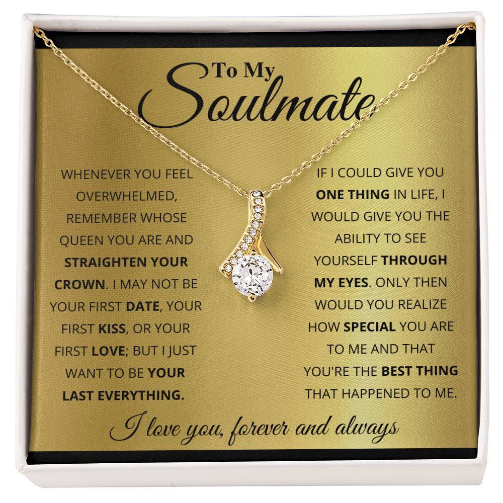 To My Soulmate – Alluring Beauty CZ Necklace