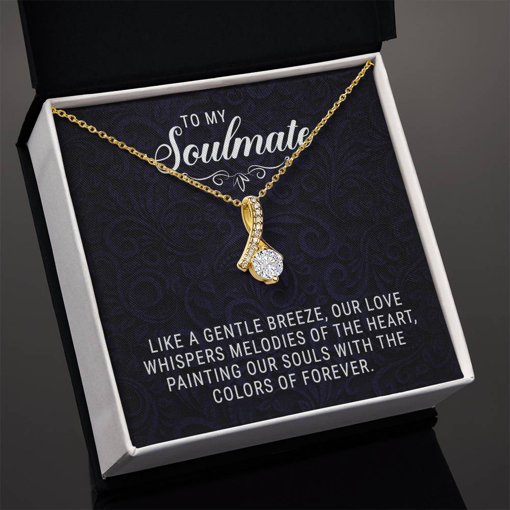 To My Soulmate – Alluring Beauty CZ Necklace