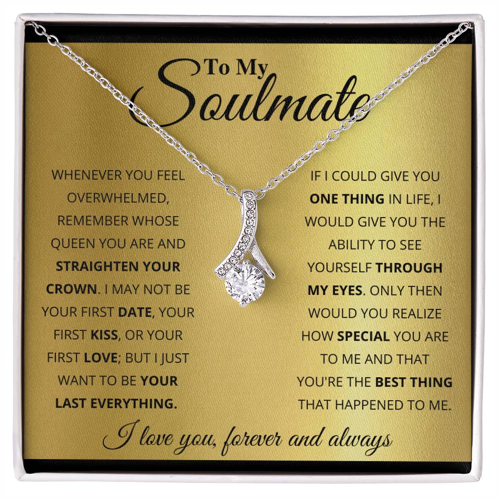 To My Soulmate – Alluring Beauty CZ Necklace