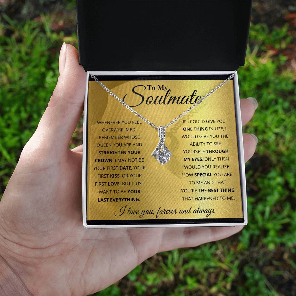 To My Soulmate – Alluring Beauty CZ Necklace