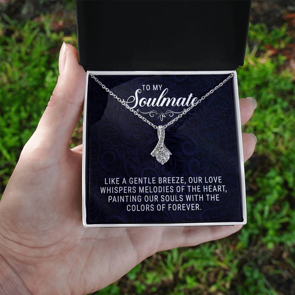 To My Soulmate – Alluring Beauty CZ Necklace