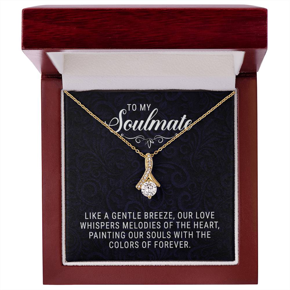 To My Soulmate – Alluring Beauty CZ Necklace