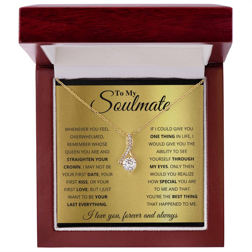 To My Soulmate – Alluring Beauty CZ Necklace