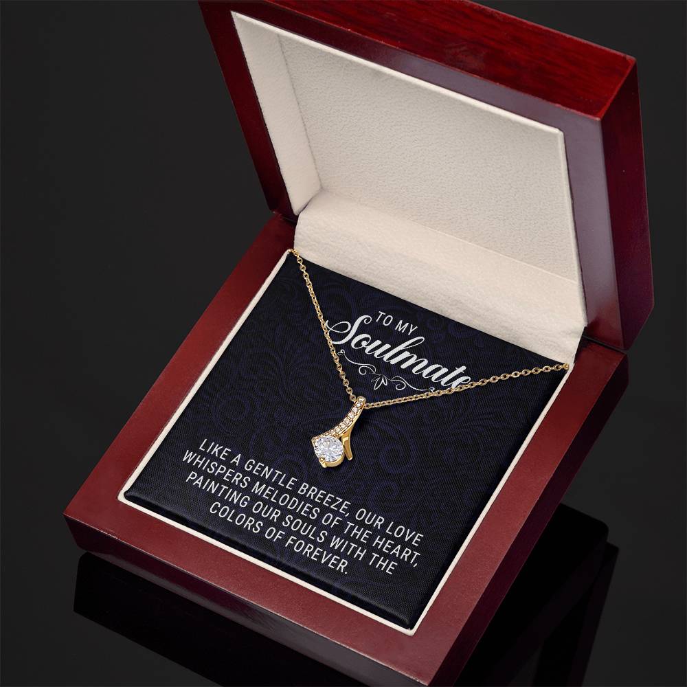 To My Soulmate – Alluring Beauty CZ Necklace