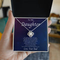 I’m Always With You – Love Knot CZ Necklace