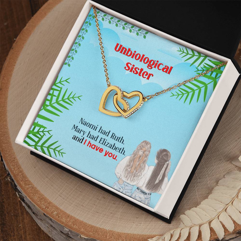 To My Best Friend – Interlocking Hearts Necklace