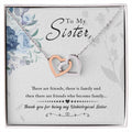My Unbiological Sister Interlocking Hearts Necklace
