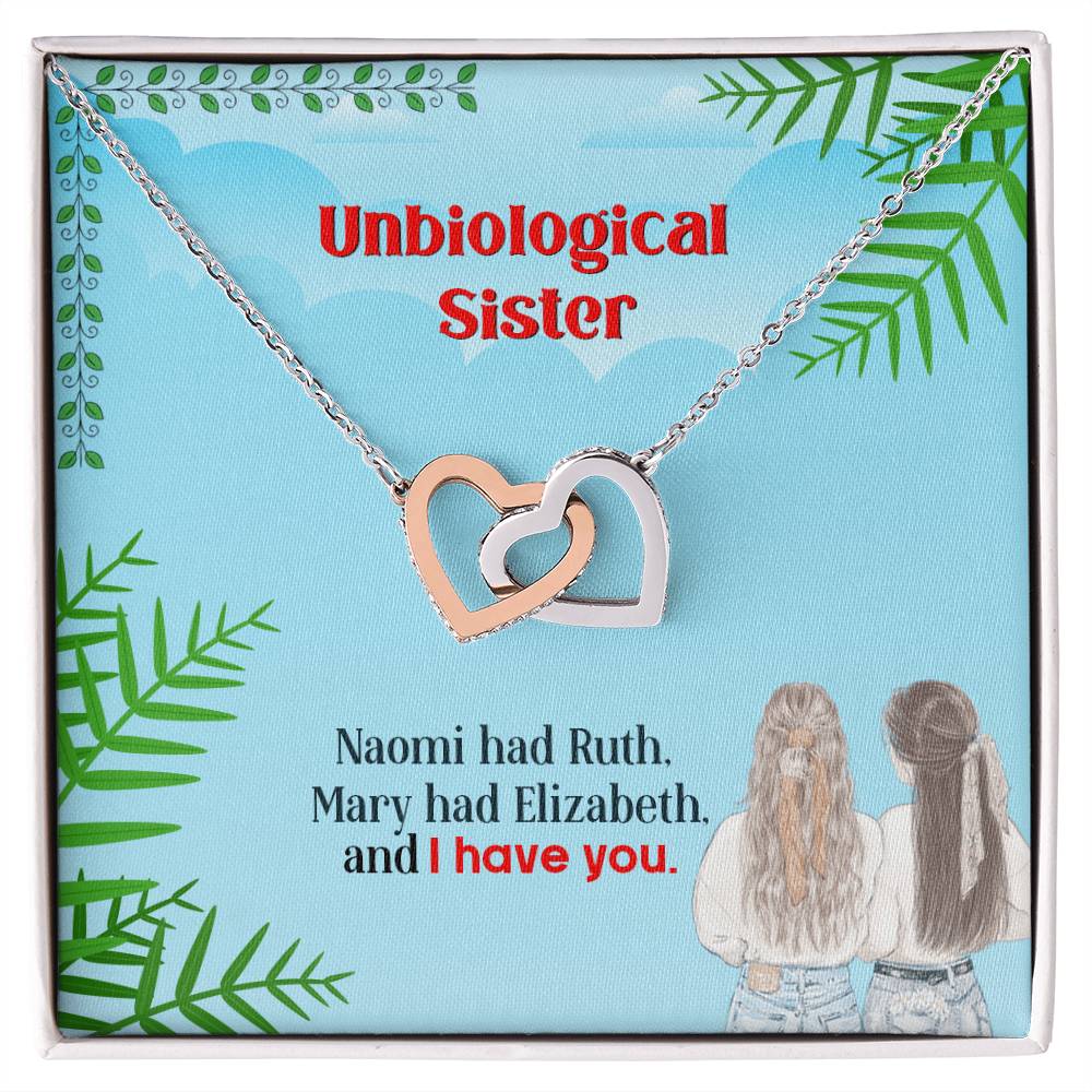 To My Best Friend – Interlocking Hearts Necklace