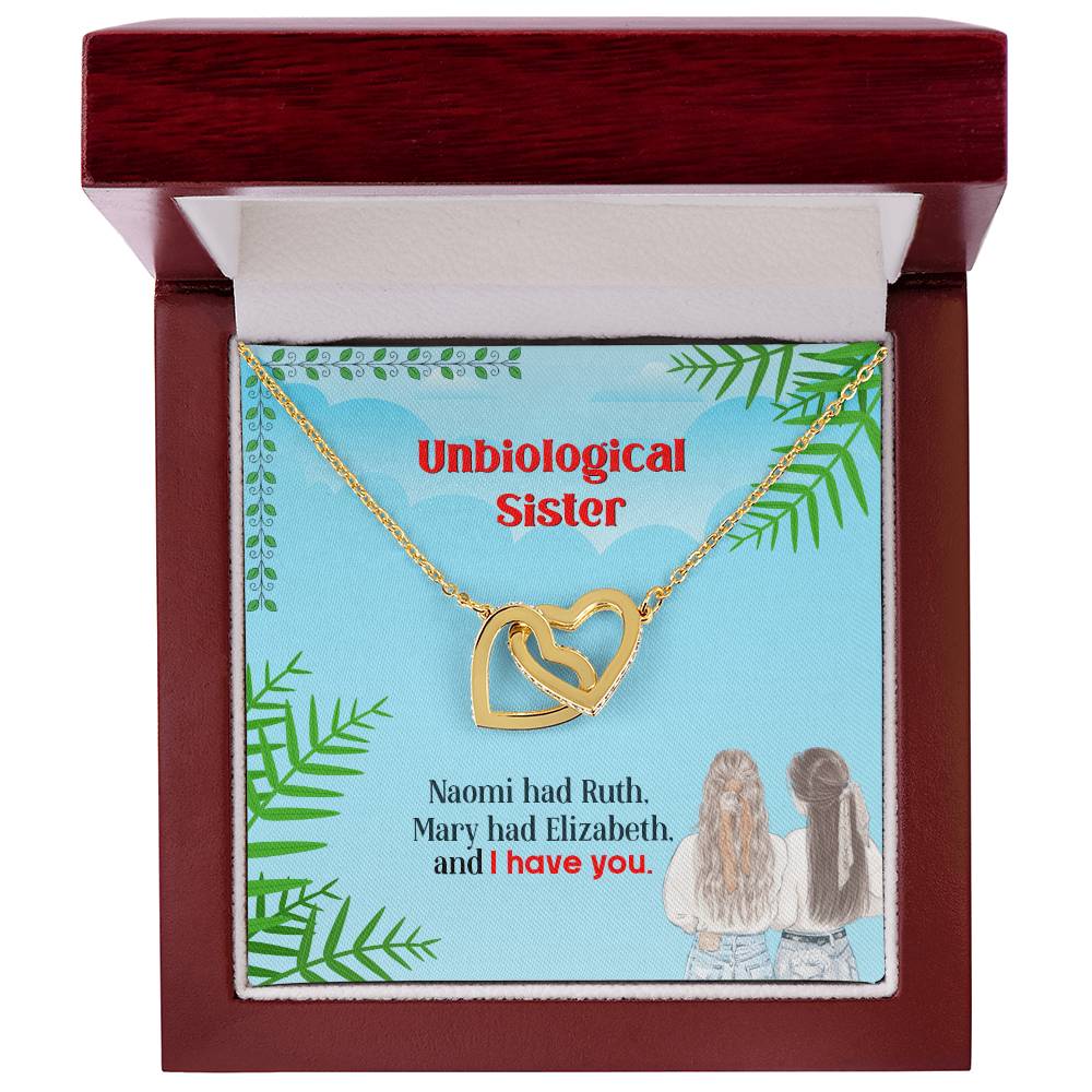 To My Best Friend – Interlocking Hearts Necklace