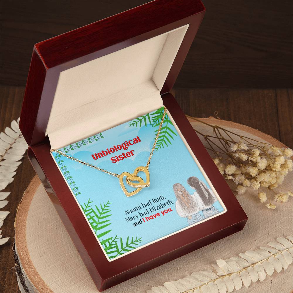 To My Best Friend – Interlocking Hearts Necklace