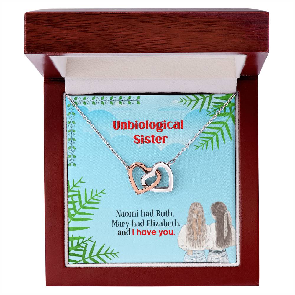 To My Best Friend – Interlocking Hearts Necklace