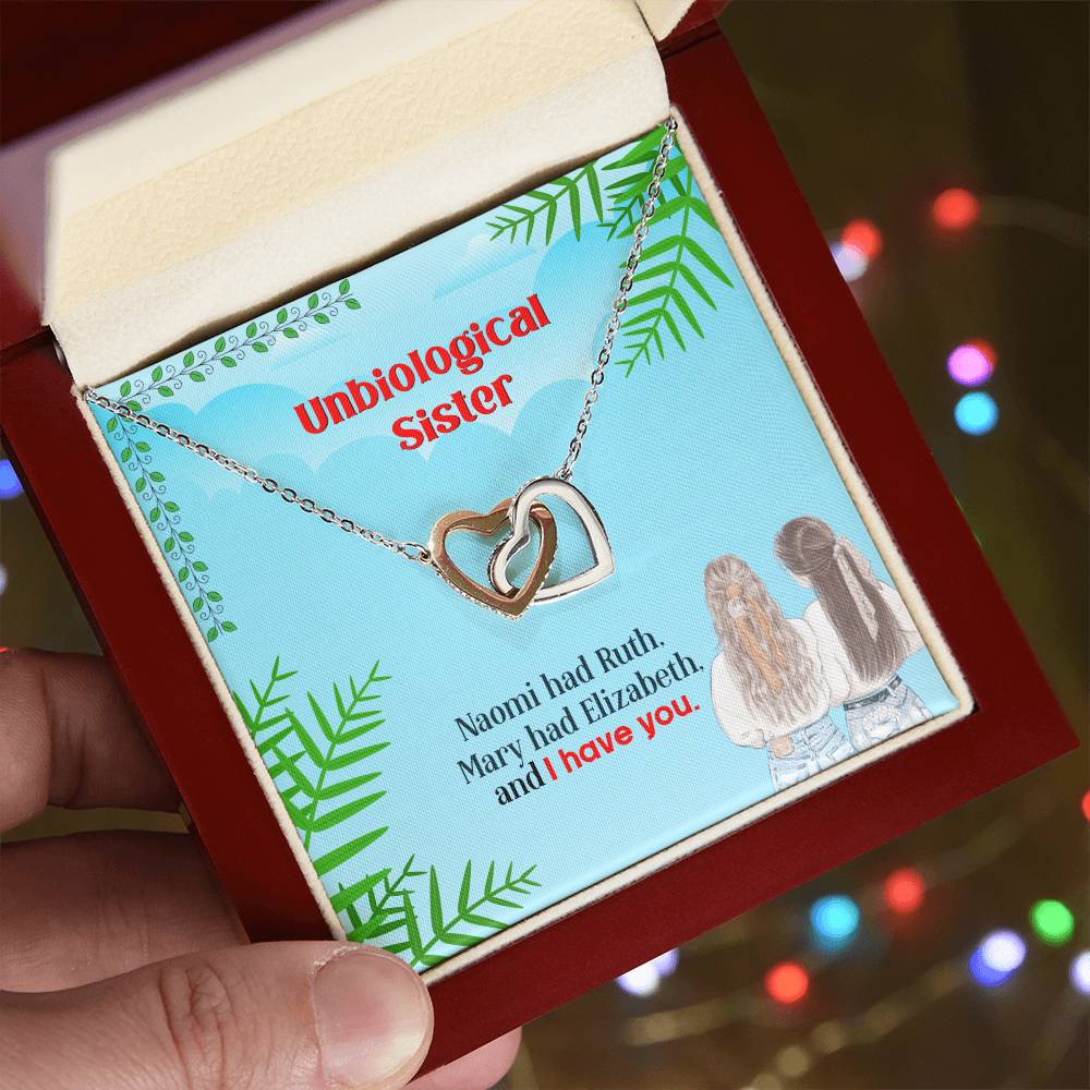 To My Best Friend – Interlocking Hearts Necklace