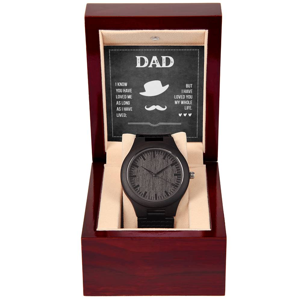 A Dad’s Love Wooden Watch